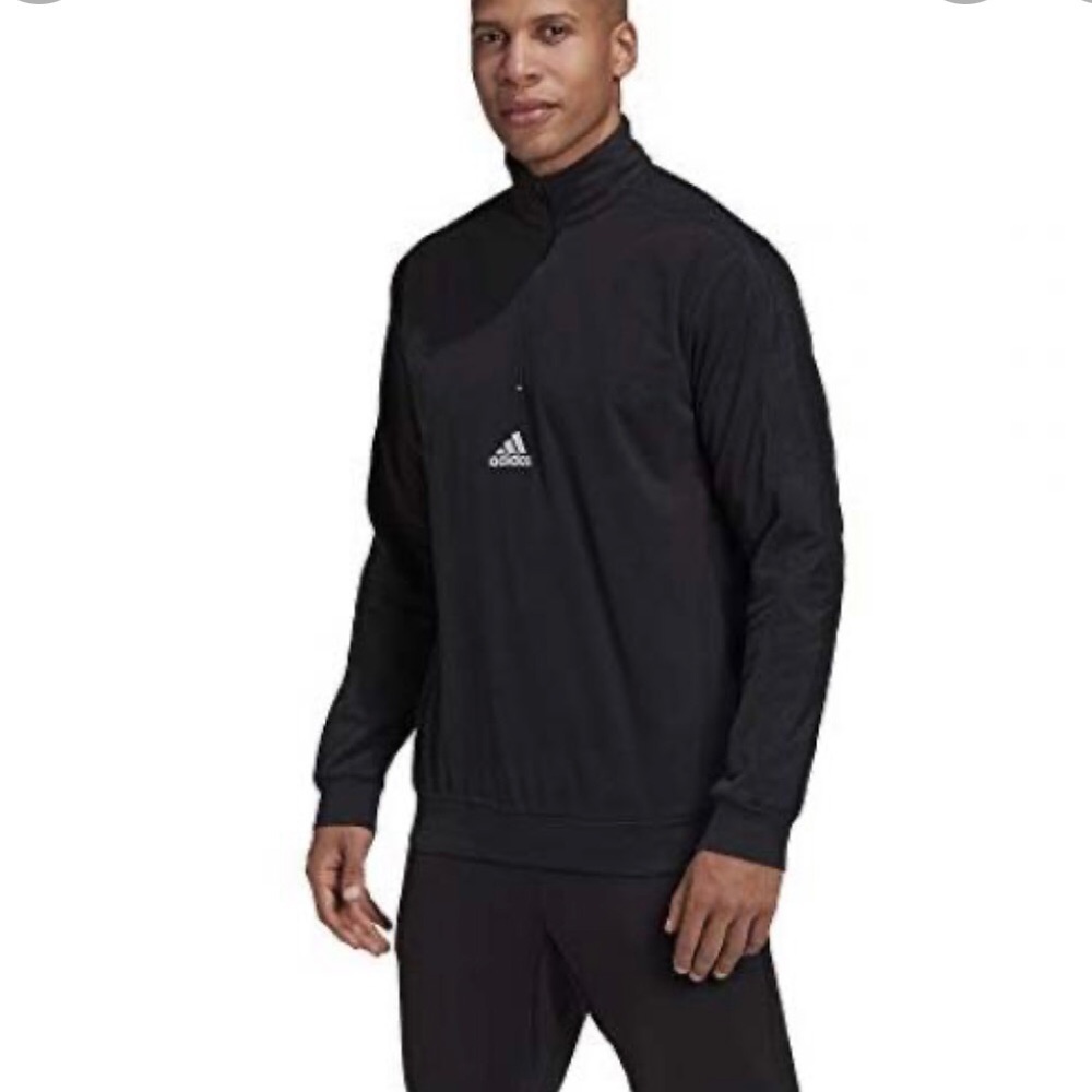 ADIDAS 1/4 zip fleece pullover